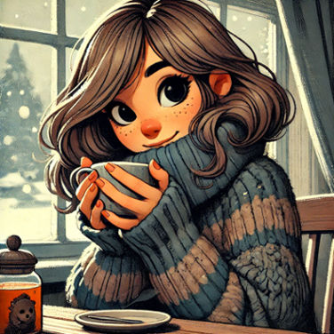 Cartoon tea avatar
