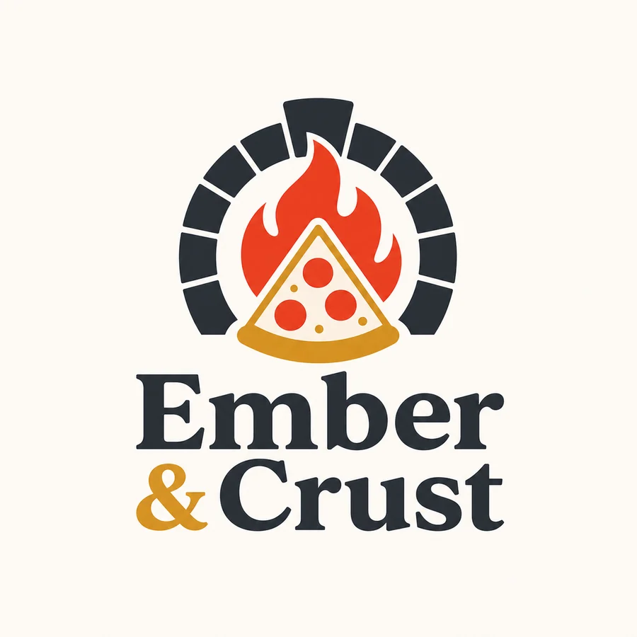 Ember and Crust logo concept